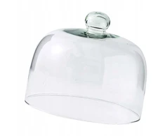 Bez Marki Stiklinio kupolo torto dangtelis Cloche ekranas, daugkartinio naudojimo skaidrus apsauginis 20 cm x 24 cm