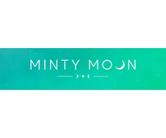 Bez Marki Stilinga moteriška kosmetinė "minty Moon" su žolės raštu