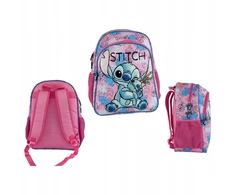 Manenti Bez Marki „Stitch“ kuprinė mokyklai, jaunimui, didelė, talpi, A4