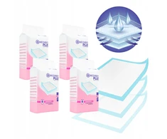 Bez Marki SUgeriantys įklotai MEDIBED PLUS 60X60 STRONG nesterilūs PREMIUM 610ml 120 vnt.