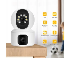 Bez Marki SUKIAMA WIFI IP KAMEROS VIDAUS ELEKTRONINĖ NANNY DU 3MPx lęšiai