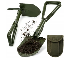 Bez Marki Sulankstomas karinis kastuvas Shovel Pickaxe Saw 4in1 su SURVIVAL dėklu stovyklavimui