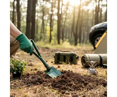 Bez Marki Sulankstomas karinis kastuvas Shovel Pickaxe Saw 4in1 su SURVIVAL dėklu stovyklavimui
