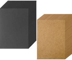 Bez Marki SULFATINIS POPIERIUS 100 LAPŲ A6 350 GSM 145X95CM KIETAS DVIPUSIS DIY