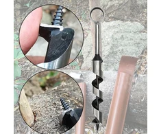 Bez Marki Survival rankinis grąžtas, ugnies vamzdis, bushcraft odinis dėklas