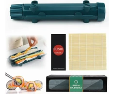 Bez Marki SUSHI RINKINYS, NAVY Mėlynas BAZOOKA MAT RITINĖLIŲ ĮRANKIŲ FORMA