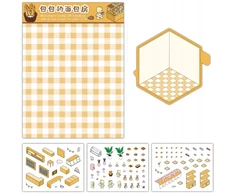 Bez Marki „Sweet Bakery“ „pasidaryk pats“ rinkinys – 3D maketas + 3 lipdukų lapai