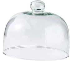 Bez Marki Szklana kopuła Osłona ciasta Pokrywka zabezpieczająca Wielokrotnego użytku Pyłoszczelne ciasto 18.5cmx22.5cm
