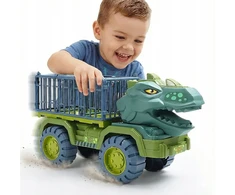 Bez Marki T-Rex Dinosaur Transporter Sunkvežimis didelis XXL + 15 figūrėlių + priedai