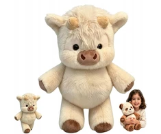 Bez Marki Talismanas karvė 45 cm pliušinis mielas žaislas Minkštas bėgimo žaislas vaikams