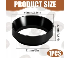 Bez Marki Tamper 51 MM KAVOS PRIEDAI ALIUMINIO Juodas PILTUVAS