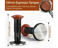 Bez Marki Tamper 54mm PLIENINIO ALIUMINIO TIKSLIŲJŲ SISTEMOS NUOLATINIO SLĖGIO KAVA