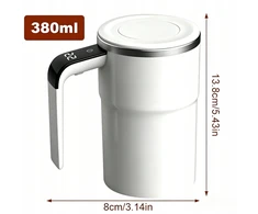 Bez Marki TERMINIS PUODAS SAVIMI IŠmaišantis LCD KAVOS TEMPERATŪRA 380ml SU MIŠYKLIU