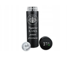 Bez Marki Termo puodelis su Led ekranėliu ir graviravimu, 500 ml