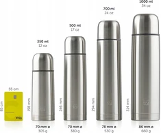 Bez Marki Termosas kelioninis nerūdijančio plieno 500ml