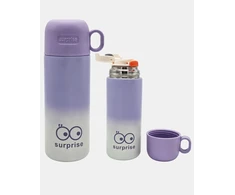 Bez Marki Termosas su puodeliu, 450 ml, rožinis, nerūdijantis plienas