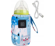 Bez Marki Termoso buteliuko šildytuvas USB maitinimo nešiojamas pieno galios reguliavimas