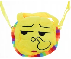 Bez Marki TOREBKA PLUSZOWA EMOTIKON DLA DZIECI EMOJI PREZENT