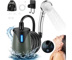 Bez Marki TOURIST CAMPING SHOWER 8000MAH IPX7 su LED ekranu