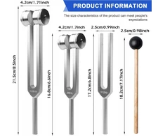 Bez Marki Tunningo šakės 3 128HZ 256HZ 512HZ GARSO INSTRUMENTŲ TERAPIJA