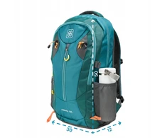 Bez Marki Turistinė kuprinė VIO Trekking 50L Žalia