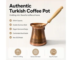 Bez Marki Turkiškas Cezve kavos puodas, arbatos puodas, arabiškas graikiškas puodas, viršutinės varinės viryklės