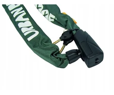 Bez Marki Urban Proof grandinės spyna 100 cm 8 mm plienas/poliesteris žalias 3 vnt.