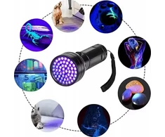 Bez Marki Uv Led Žibintuvėlis su Akiniais Kraujo, Gintaro, Nuotėkių Detektorius