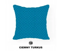 Bez Marki Užvalkalas dekoracyjna 40x40 Minky turkusowa ciemna 14