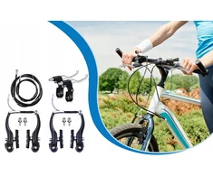 Bez Marki V-brake stabdžių kaladėlės dviračiui, 110 mm, priekinės/galinės, juodos
