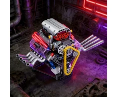Bez Marki V8 VARIKLIO KONSTRUKCIJOS RINKINYS, AUTOMOBILIO VARIKLIO MODELIS, UŽJUNGIMO BLAKAI