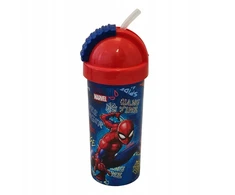 Bez Marki Vaikiškas vandens butelis mokyklai su užrakinamu puodeliu Spiderman Marvel 400ml