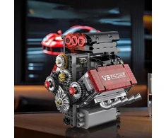 Bez Marki VARIKLIO MODELIŲ RINKINYS, MINI V8, KONSTRUKCINIAI BLAKAI, STATYBINIAI ŽAISLAI