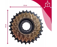 Bez Marki VELOXO SMOOTHRIDE DVIRAČIO FREESPEED 7 EILIŲ UŽSUKIMO PAKEITIMAS SHIMANO