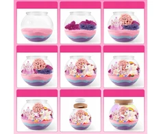 Bez Marki Vienaragis kūrybinis rinkinys Terrarium Night Light Kinetic Sand, pasidaryk pats