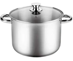 Bez Marki Vier OI24 puodas nerūdijantis plienas 24 cm 8,6 l indukcinis sidabras