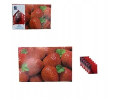 Bez Marki virtuvės kilimėlis 6 vnt. matmenys: 9 x 9 cm. 6 vnt. matmenys: 41 x 27 cm, raštų derinys 1