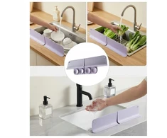Bez Marki Virtuvės kriauklė, apsauganti nuo purslų, vonios kambarys Easy Clean Easy Violetinė Protector