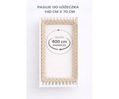 Bez Marki WARKOCZ Ochraniacz do łóżeczka Ochraniacz 400 cm