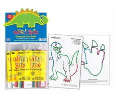 Bez Marki Wikki Stix vaško stygos PARTY DINO rinkinys