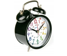 Bez Marki Žadintuvas retro vaikams do nauki godzin Nauczyciel czasu metalowy 14 cm G10