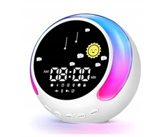 Bez Marki Žadintuvas vaikams, podświetlana cyfrowa lampa LED, budzik