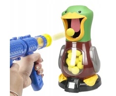 Bez Marki ŽAIDIMAS HUNRY DUCK XXL GUN BALLS Žaislas, šaudymas į taikinius VAIKAMS