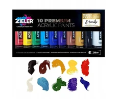 Bez Marki Zieler - Premium Acrylic Paint 10 vnt. (609299265)
