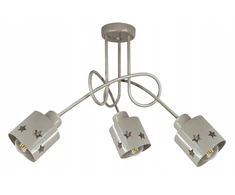 Bez Marki ŻYRANDOL LAMPA SUFITOWA WISZĄCA EDISON STARLET COLOR PILKA można LED