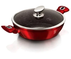 BH-1264N - Žemas granitinis puodas 32 cm 4,9 l Berlinger Haus Burgundy Line