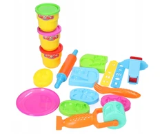 Biały Tešlos rinkinys su kočėlu PLASTIC PASTE 3658