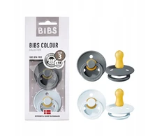 Bibs 2 vnt. kaučiuko čiulptukai 18+ mėn. - Iron Mėlyna