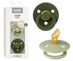 Bibs anatomiciniai čiulptukai 6m+, kaučiukas, 2 vnt.