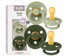 BIBS Colour Round - Sage / Hunter Žalias 6-18 months